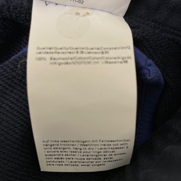 Hugo Boss Unisex 100% Cotton Dark Blue Jogging Pants Size S Unisex - Picture 14 of 14